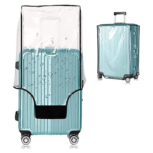 Cubierta de maleta de PVC transparente Protectores impermeable Cubierta de equipaje a prueba de polvo a prueba de arañazos Cubierta de maleta 20 22 24 26 28 30 pulgadas Cubierta de equipaje Cover