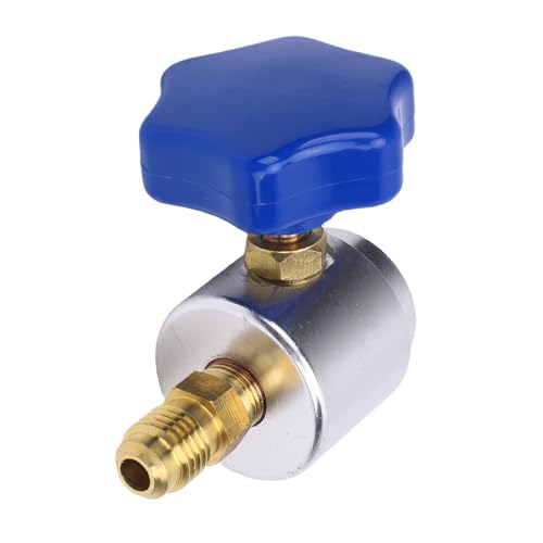 Tbest R134A Can Tap Valve Self Sealing Metal Refrigerant Dispenser Adapter For Automotive AC And HVAC Systems Alloy 1/4 Inch / 2