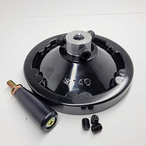 Od 5.5″ Ultimate Handwheel 1/2″ Bore Hole Crank Handle Most Machine Wood Lathe Mill Table Saw Tailstock Drill Press Revolving Replacment Part Shaft Vise Adjustment Core Tilt Height Adjustable Control #TOP5