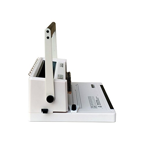 Trubind Wire Binding Machine - Tb-W20A - Affordable In-Office Book Binding - Uses 3:1 Wire-Loop Binding - Hole Punch Up To 20 Sheets - Adjustable And Portable - Binds Up To 120-Pages #TOP1