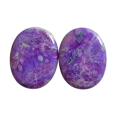 Sugilite naturelle d'Afrique du Sud pierre de soin cabochon 15x12mm de prestige