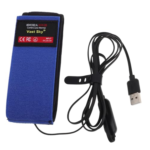 iplusmile Calentador para Telescopio y Cámara Tira Calefactora Antirocío Ajustable Calentador Antirocío De Lente USB para Fotografía Condiciones De Frío