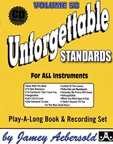 Vol. 58, Unforgettable - Standards (Book & CD Set) (Jazz Play-A-Long for All Instruments) image 2