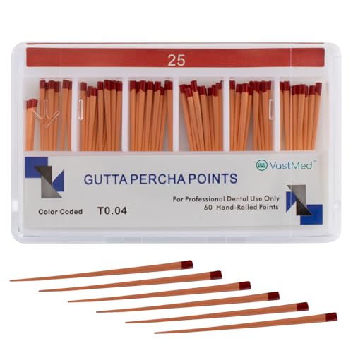 004 Dental Grade Gutta Percha Points #25 by VASTMED | Dental Endo Endodontic Special Taper
