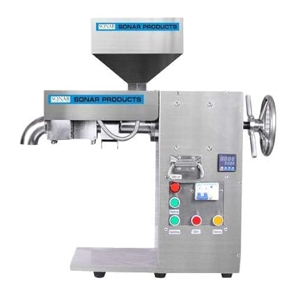 SONAR Commercial Cold Oil Press Machine (S.A-2006 Oil, 2000 Watt, Silver)