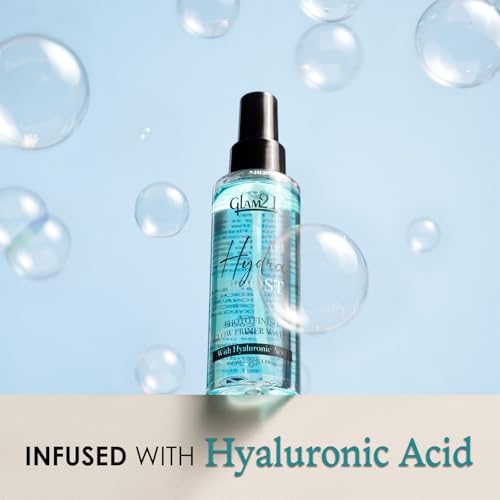 Image of Glam21 Hydra Boost Photo Finish Glow Primer Water | Oil-Control & Lightweight Texture | Hydrating Mist with Hyaluronic Acid | Skin-Prep & Dewy Glow Setting Spray | 100ml