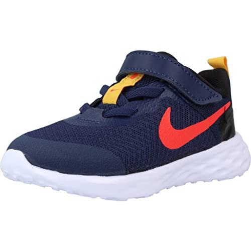 Preisvergleich Produktbild Nike Revolution 6 Sneaker, Midnight Navy / Bright Crimson-Black, 26 EU