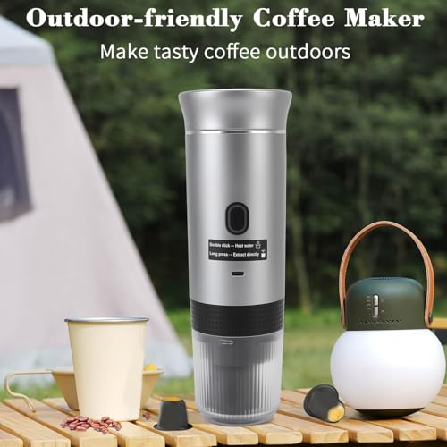 Cafetera portátil con batería, capacidad 120 mL miniatura 2
