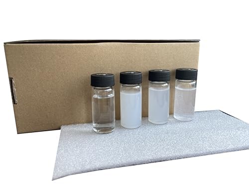 Turbidity Calibration Solution Kit with 4 PCS Solution Range 0.02NTU 200NTU 500NTU 1000NTU for TB200 Benchtop Turbidity Meter Test