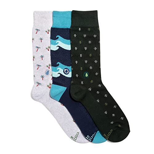Image of Conscious Step Women's Fair Trade Organic Cotton Crew Socks | 3 Pack | Every Pair Helps Support our Humanitarian Partners