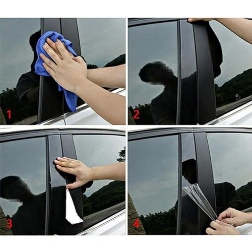 Adhesivo para pilares de ventana BMW G11 G12 Sedán que repara y embellece la columna lateral 6