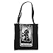 Black Cat Hermit Tarot Card Tote Bag