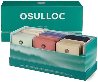 OSULLOC TEA EDITION SIGNATURE (42 Count, 6 Flavors x 7 ea), Premium Tea Sampler Gift Set, Assorted Variety Handcrafted Pyramid Infuser Bags