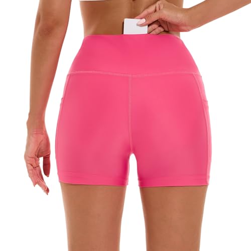 Image of HODOSPORTS Women's 3'' /5'' /7'' /9'' /12'' Swim Board Shorts UPF50+ High Waisted Quick Dry Swimsuit Bottoms with Pockets Liner
