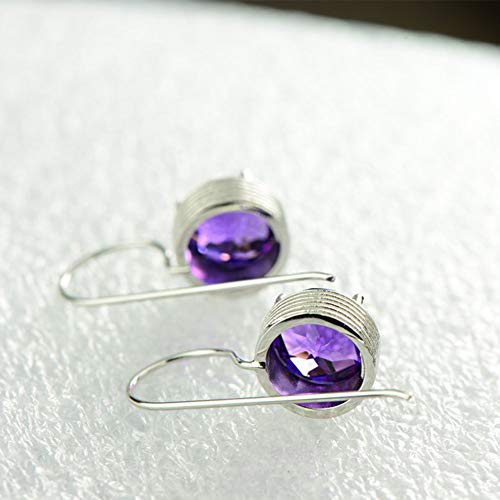 Pendientes de plata 925 MIYUAN con cristales redondos el regalo ideal 4