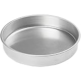 Winco Heavy-Duty Round Aluminum Layer Cake Pan, 10' x 2'