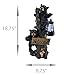 DWK Twin Bears Climbing a Tree Outdoor Home Porch Sign and Solar LED Light Lamp | Front Porch and Yard Decor | Bear Statues Home Decor and Farmhouse Gifts - 18