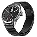 Produktbild Hiseus Armband Kompatibel mit Withings ScanWatch 42mm, Metall Edelstahl Einstellbare Ersatzarmband Kompatibel mit Withings Steel HR 40mm/HR Sport Armband (Schwarz)