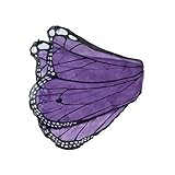 Fanciful Fabric Butterfly Wings, in Purple