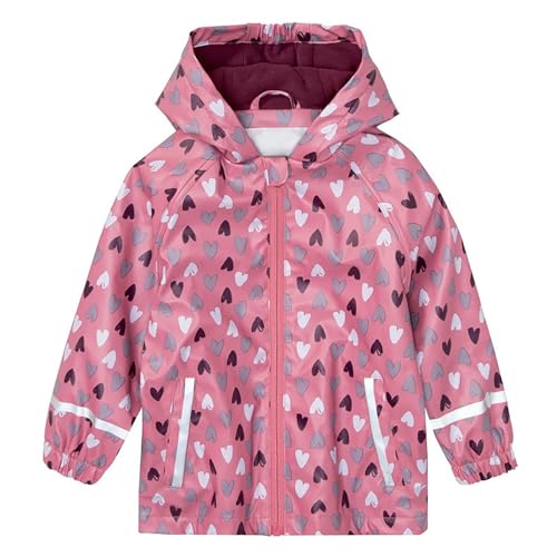 Baby Rain Coat Wearing Jacket Toddler Boys Girls Hooded Sea Animals Printed Rainproof Jacket Zip Boy Fall Clothes