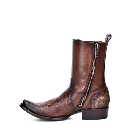 Image of Cuadra Men's Boot in Genuine Leather with Zipper