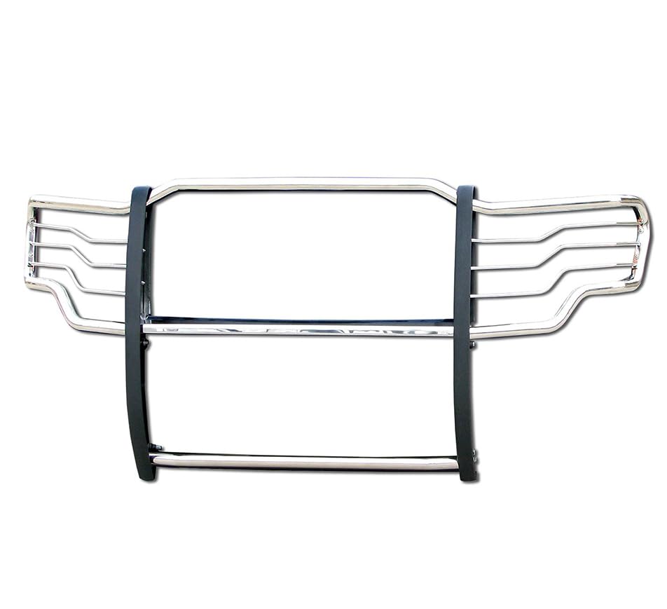 Image of Black Horse Off Road Grille brush Bumper Guard Modular Stainless Steel Compatible with 2009-2014 Ford F-150-17FP30MSS