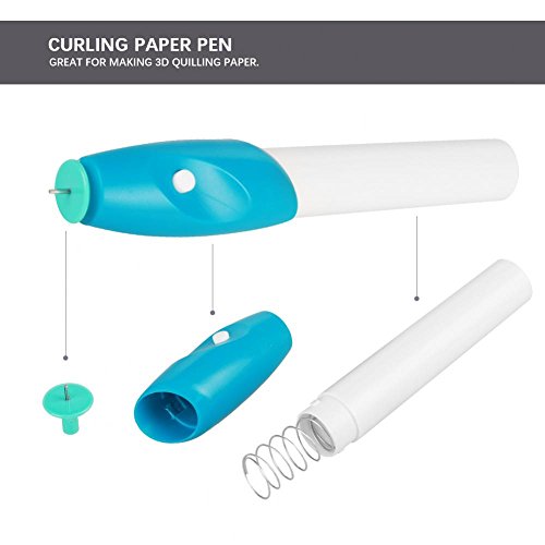 Caneta Quilling de papel, Elétrica DIY Slotted Artesanato de Papel Quilling Ferramenta Origami Winde