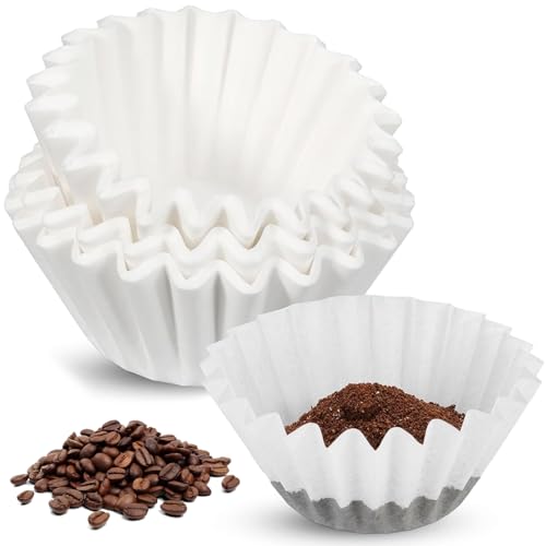200 Stück Korbfilter Kaffeefilter 80/200 mm Weiß Kaffee Filter Papier Filtertüten für Kaffeemaschine für Beem Philips Cuisinart Gastroback Einweg Kaffeefilterpapier für Aromatischen Filterkaffee
