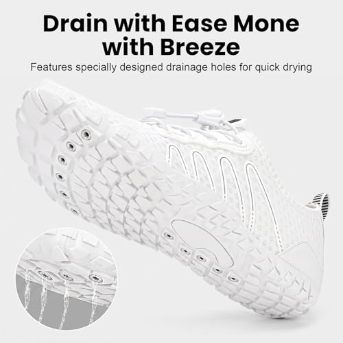 Image of Hike Barefoot Shoes Women Men Footwear, Wide Toe Box Water Shoes, Quick-Dry Zero Drop Comfortable & Non-Slip Pro Barefoot Beach Swim Minimalist Grounding Shoe for Walking Hiking