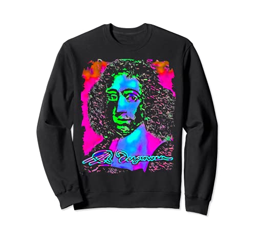 Pop Art Benedict de Spinoza Philosophy Sweatshirt