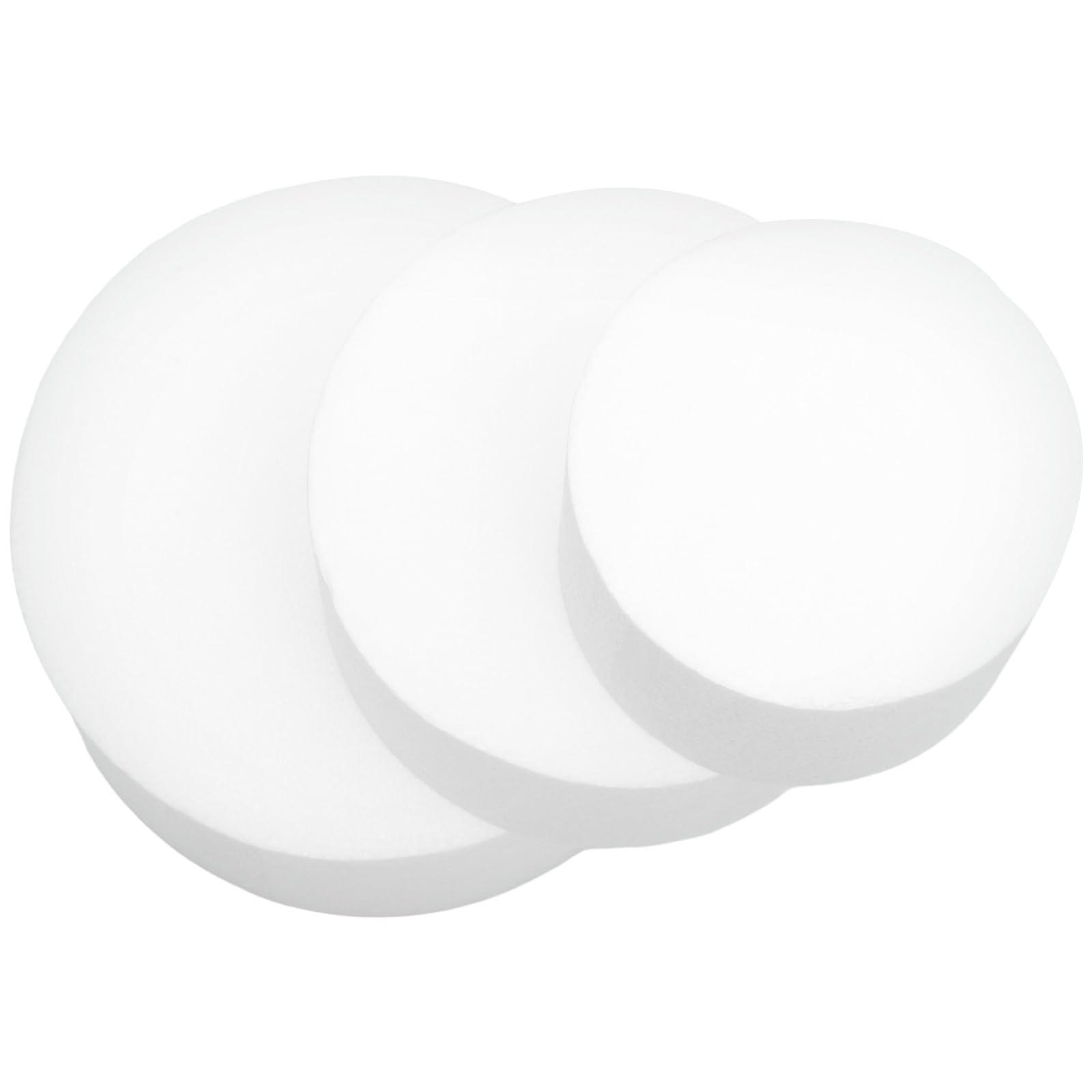 Mannequin de gâteau lot de 3 modèles ronds en mousse réutilisables de 15, 20 et 25 cm