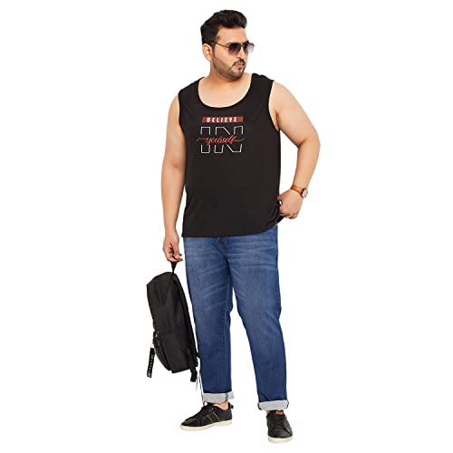 Image of Bigbanana Plus Size Men's Regular Fit Printed Vest