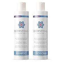 PF Glycolic Shampoo + Conditioner - Hair Growth Formula for Womens Healthy Scalp and Hair Loss Routine - Dermatologist Developed