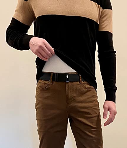 Men's Elastic Belt. The Original Elastic No Show Belt Invisible Belt With Premium Webbing Made In The USA4