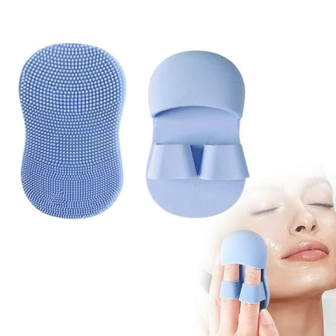 Soft Face Brush, Silicone Face Scrubber Exfoliator, Facial Cleaning Brush, Acne Blackheads Removing, Acne Pore Pad For Deep Cleaning Skin Care For Girls & Women's Facial Pore Cleansing Pads Silicone (1)-image-49