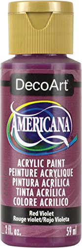 Image of DecoArt Americana Acrylic Paint, 2-Ounce, Red Violet