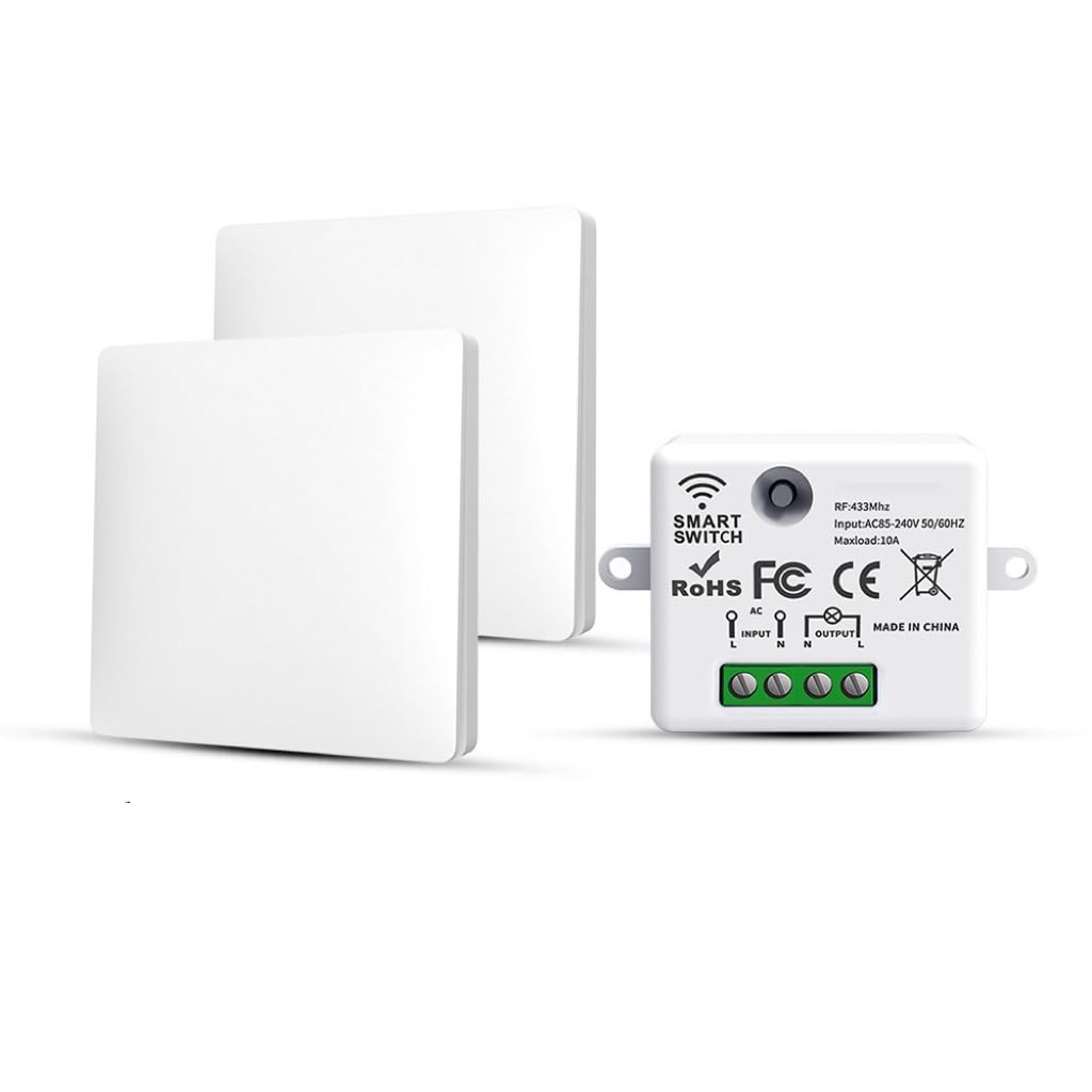 Kit interrupteurs va-et-vient sans fil ete sans piles