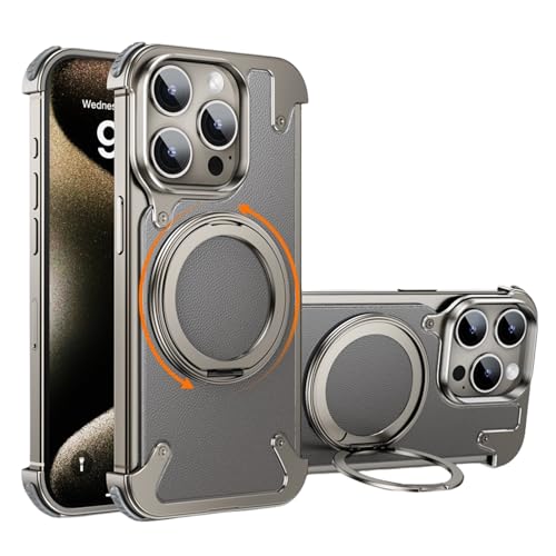 Coque iPhone 16 Pro Max anti-rayures ultra fine en cuir véritable