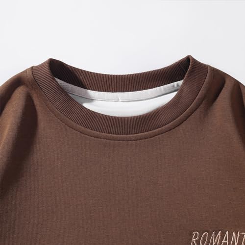 Mens Crewneck Sweatshirt Embroidered Graphic Sweatshirts Long Sleeve Pullover Tops4