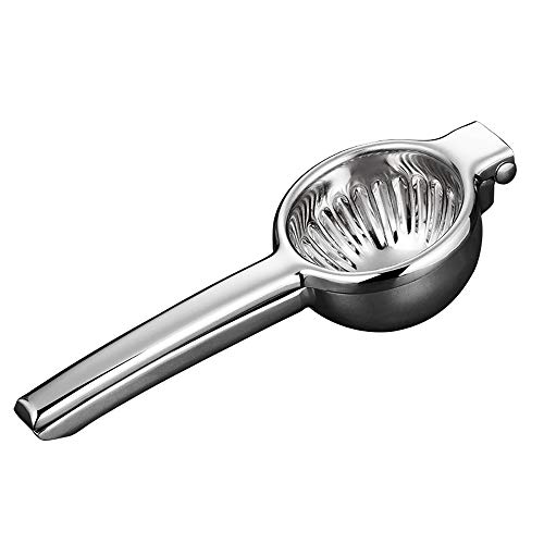 Zitronenpresse Zitruspresse Edelstahl Manuelle Handpresse Entsafter Zitruspresse für Zitrusfrucht Fruchtpresse, Robust und Langlebig, Anti-Ätzmittel,