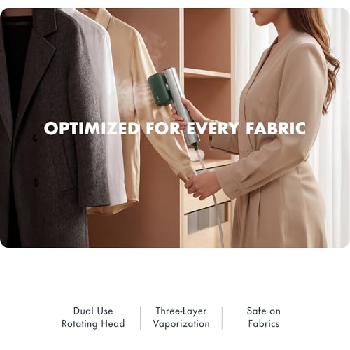 Image of Nesugar Steamer for Clothes Steamer, Fashion Portable Handheld Garment Steamer, 0.8lbs Lightly, 15s Fast Heat-up, 10 Minutes of Continuous Steam, Light Mini Steam Iron for travel and home