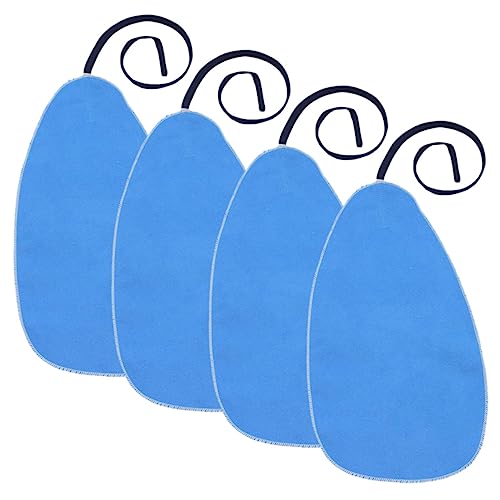 ibasenice 4Pcs Wind Instrument Cleaning Cloth Durable Artificial Suede Rag for Piccolo and Saxophone Maintenance Practical Cleaning Tools for Musicians
