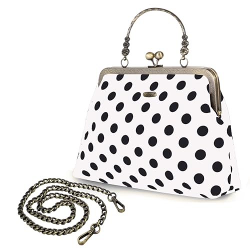Image of Evening Bag Vintage Purse Kiss Lock Purses and Handbags for Women Formal