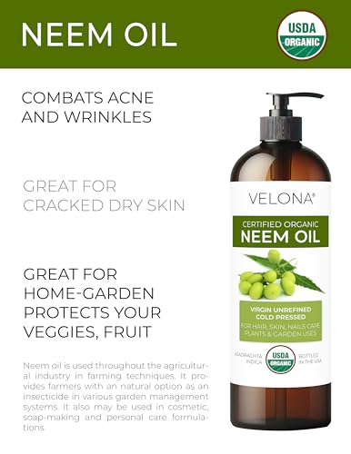 Velona B00HZJWYTE Neem Oil Usda Certified Organic thumb #1
