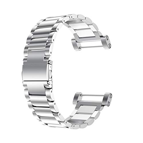Pulseira de relógio de aço inoxidável NICERIO, pulseira de expansão, pulseira de relógio de metal pa