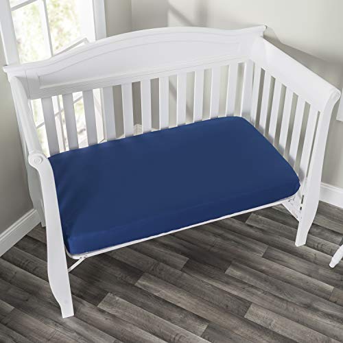 image for Everyday Kids 2-Pack Fitted Crib Sheets, 100% Soft Breathable Microfib