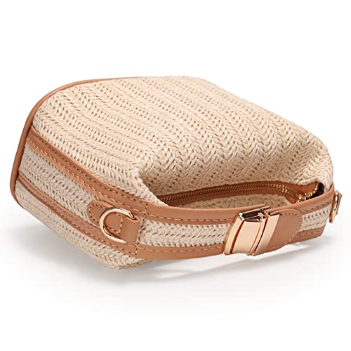 Straw Crossbody Bag for Women Summer Beach Shoulder Purse Small Boho Handbag Travel Phone Bag3