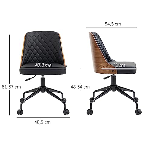 Vinsetto Bürostuhl – Ergonomischer Schreibtischstuhl mit Drehfunktion