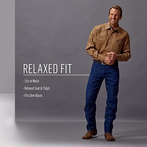 Image of Wrangler Men's Big & Tall Cowboy-Cut Relaxed-Fit Jean