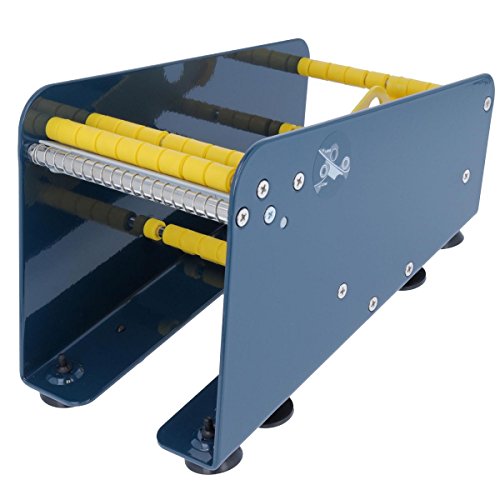 TE-Office Distributore di etichette in acciaio per etichette adesive da tavolo manuale fino a 113 mm
